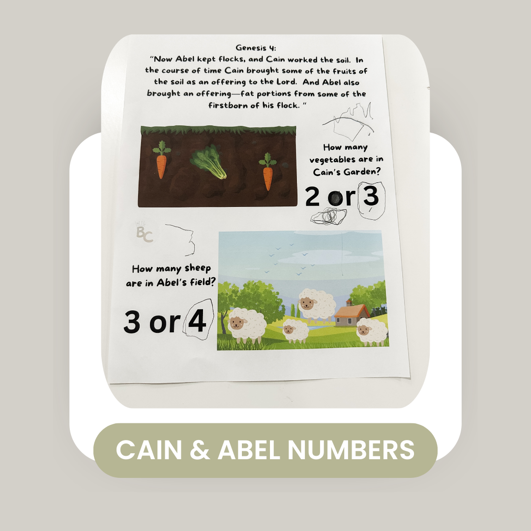 Cain and Abel Counting Worksheet